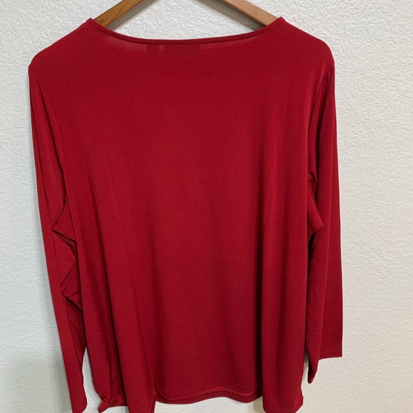 Susan Graver Artisan, 2X, red - Picture 2 of 5